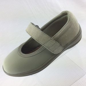 Orthofeet Tan Mary Jane 828  Diabetic XX Wide